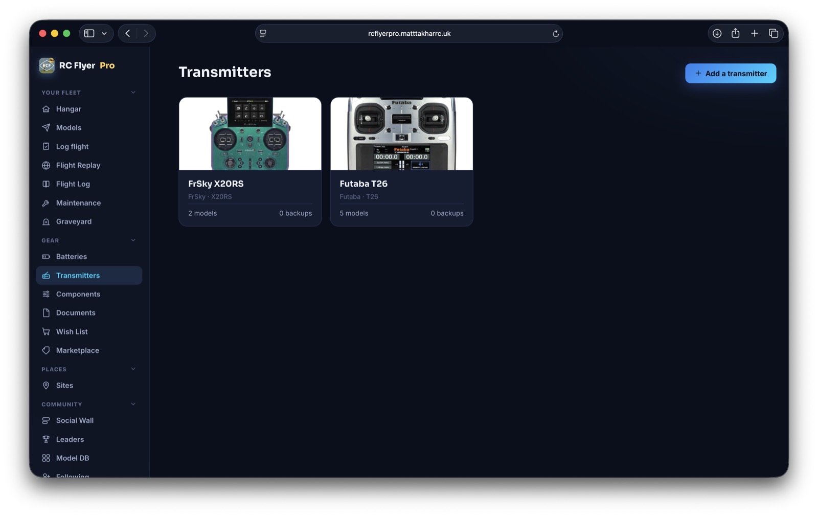 Every transmitter, battery and manual - in one place